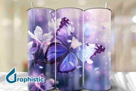 Break Through Butterfly Tumbler Wrap 24
