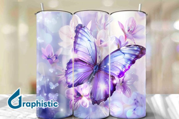 Break Through Butterfly Tumbler Wrap 32