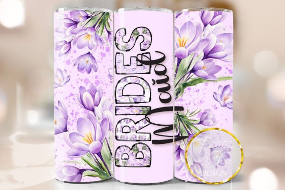 Bridesmaid Wedding Tumbler Wrap Design Review