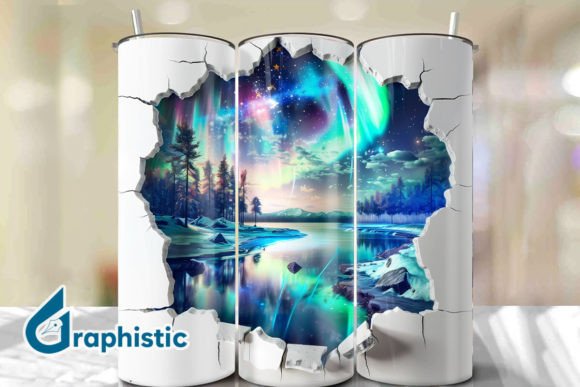 Cracked Northern Lights Tumbler Wrap 21 Review