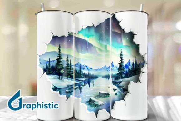 Cracked Northern Lights Tumbler Wrap 26 Review