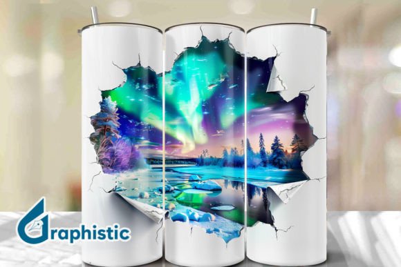 Cracked Northern Lights Tumbler Wrap 31 Review