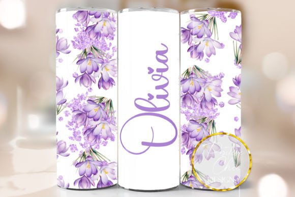 Custom Name Flowers Spring Tumbler Wrap Review