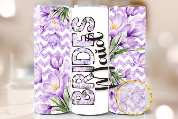Floral Bridesmaid Tumbler Wrap Design Review