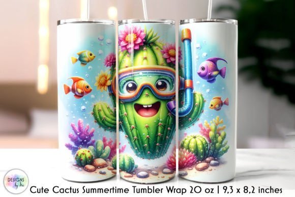 Fun Cactus Tumbler Wrap