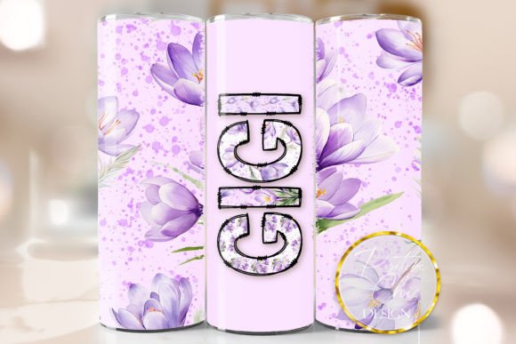 Gigi Purple Tumbler Wrap Sublimation PNG Review
