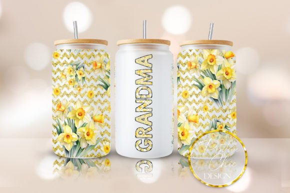 Grandma Libbey Glass Cup Wrap PNG UVDTF Review