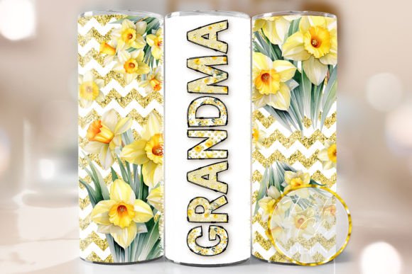 Grandma Spring PNG Floral Tumbler Wrap Review