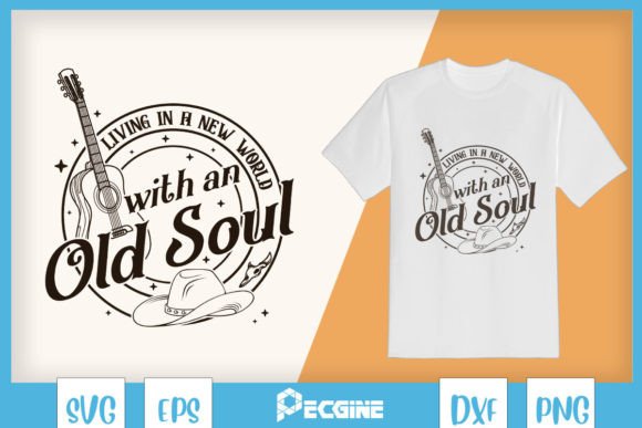 Guitar Cowboy Old Soul Country Music SVG Review