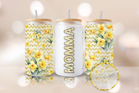 Momma Libbey Glass Cup Wrap PNG UVDTF Review