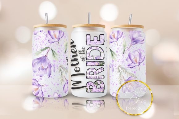 Mother of the Bride Cup Wrap Design