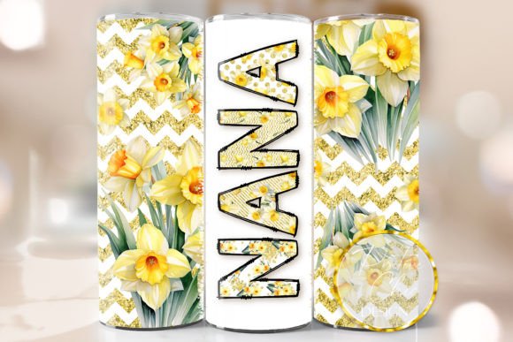 Nana Spring PNG Floral Tumbler Wrap Review