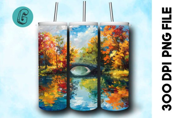 Oil Paint Autumn Park Tumbler Wrap 27 Review