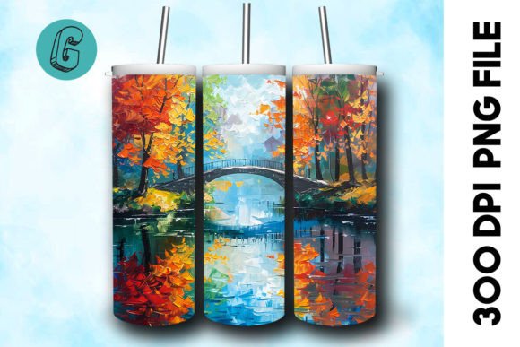 Oil Paint Autumn Park Tumbler Wrap 34 Review