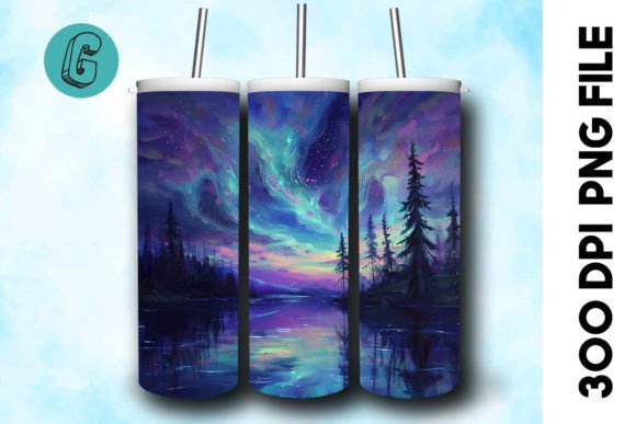 Oil Paint Northern Light Tumbler Wrap 30 Review