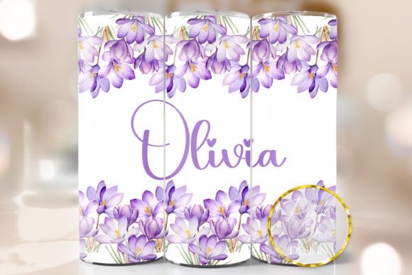 Personalized Flowers Tumbler Wrap Design Review