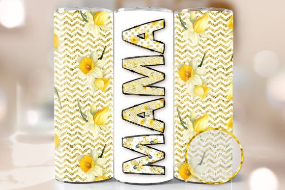 Spring Floral Mama Tumbler Wrap PNG Review