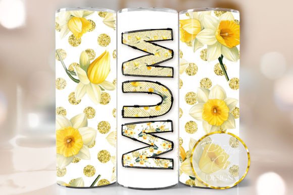 Spring Flowers Mum Tumbler Wrap PNG Review