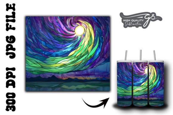 Stained Northern Lights Tumbler Wrap 28 Review