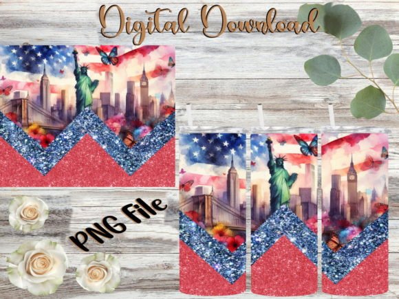 Statue of Liberty V Split Tumbler Embroidery Review